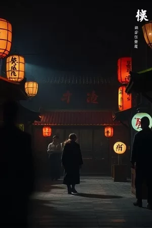 小小影视首屏竖版主视觉：夜色天台与远处成片城市灯火